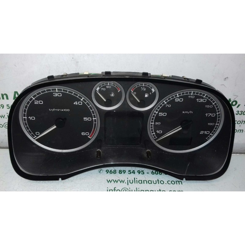 Recambio de cuadro instrumentos para peugeot 307 (s1) xr referencia OEM IAM 9636708880E 21655303 8 X5 SAGEM