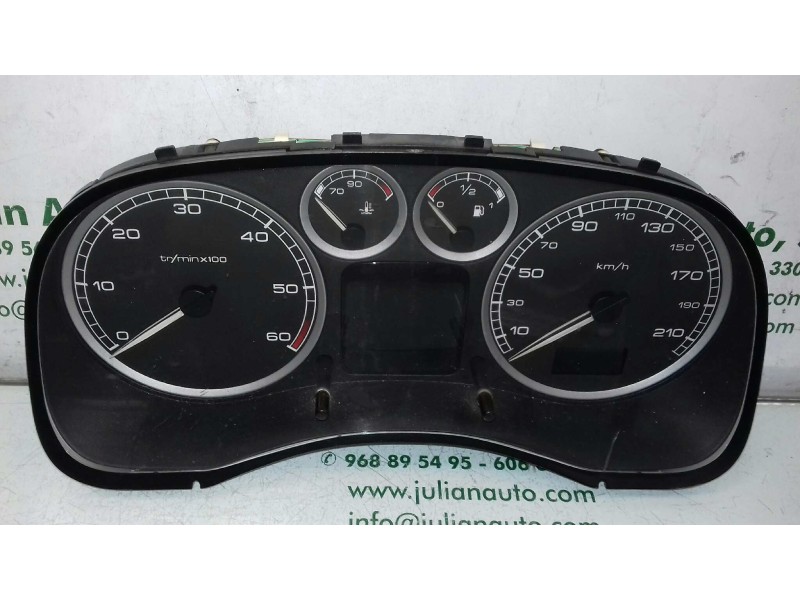 Recambio de cuadro instrumentos para peugeot 307 (s1) xr referencia OEM IAM 9636708880E 21655303 8 X5 SAGEM