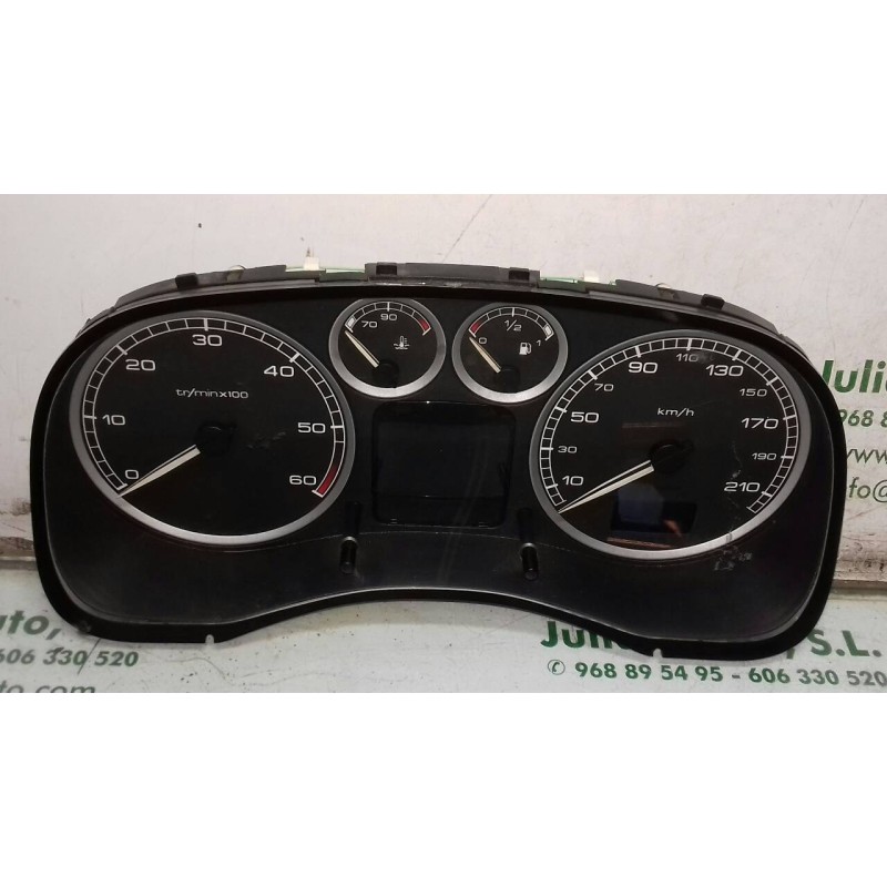 Recambio de cuadro instrumentos para peugeot 307 (s1) xs referencia OEM IAM P9636708880E 216518703 SAGEM