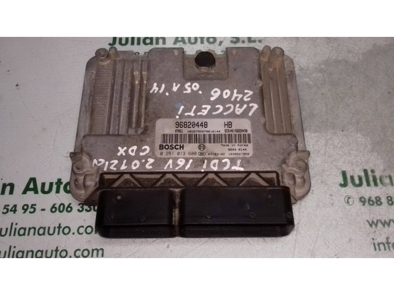 Recambio de centralita motor uce para chevrolet lacetti cdx referencia OEM IAM 96820448 0281013600 BOSCH
