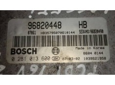Recambio de centralita motor uce para chevrolet lacetti cdx referencia OEM IAM 96820448 0281013600 BOSCH 2