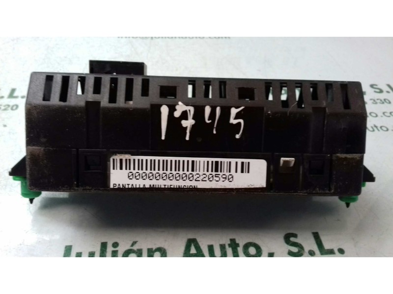 Recambio de pantalla multifuncion para opel astra g berlina comfort referencia OEM IAM 024461675 5WK70024 