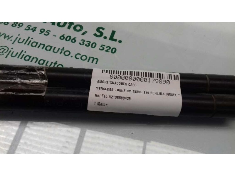 Recambio de amortiguadores capo para mercedes-benz clase e (w210) berlina diesel referencia OEM IAM A2108800429  