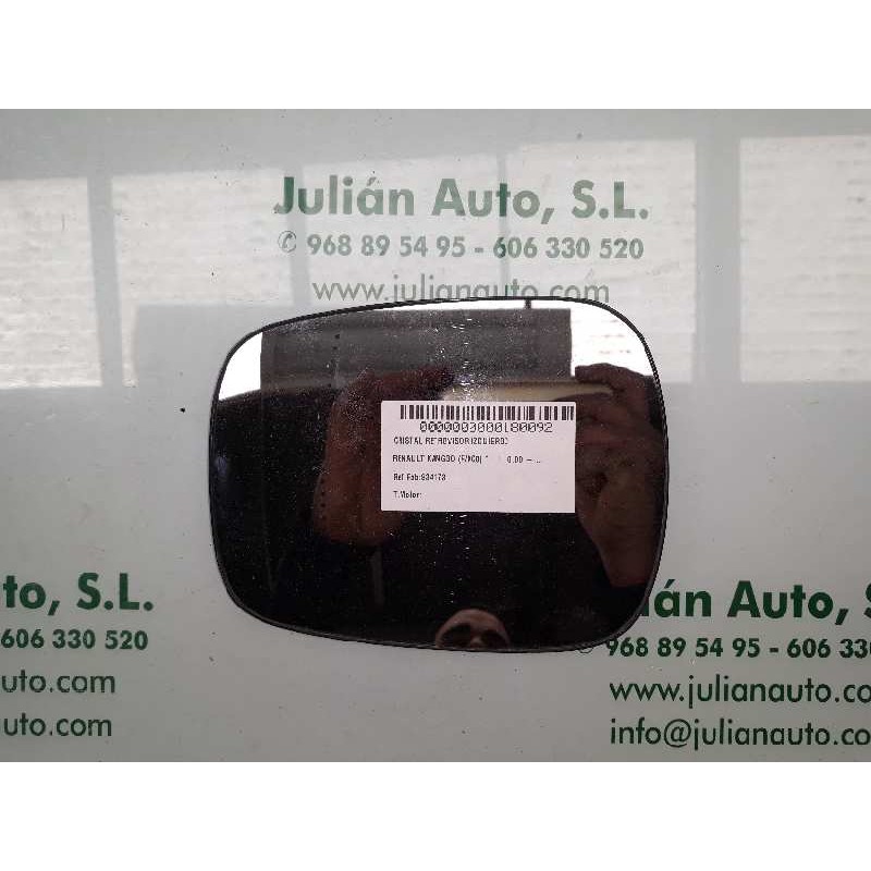 Recambio de cristal retrovisor izquierdo para renault kangoo (f/kc0) authentique referencia OEM IAM 834173  ELECTRICO