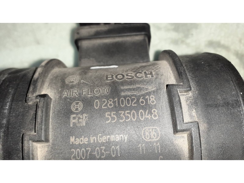 Recambio de caudalimetro para chevrolet lacetti cdx referencia OEM IAM 0281002618 F00C2G7003 BOSCH