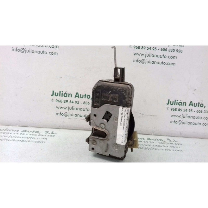 Recambio de cerradura puerta delantera derecha para opel astra h berlina essentia referencia OEM IAM FC24447341  3 + 2 PINES