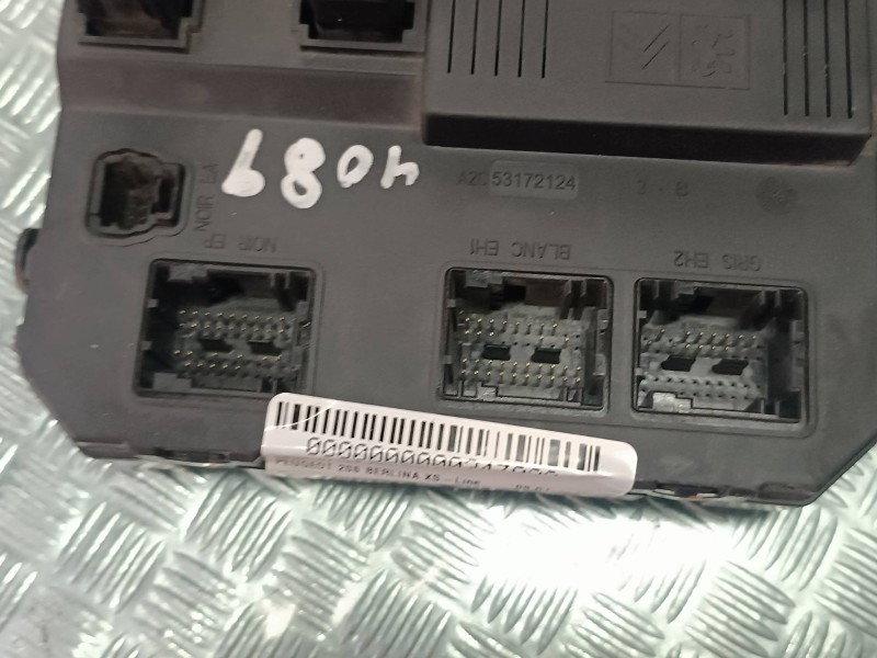 Recambio de caja reles / fusibles para peugeot 206 berlina xs-line referencia OEM IAM 9657999780 BSI E02 00 SIEMENS