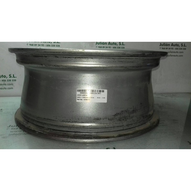 Recambio de juego llantas para saab 9-3 berlina 2.2 tid arc referencia OEM IAM 12785711 7JX17H2 OFF41 Recambio de juego llantas para saab 9-3 berlina 2.2 tid arc referencia OEM IAM 12785711 7JX17H2 OFF41