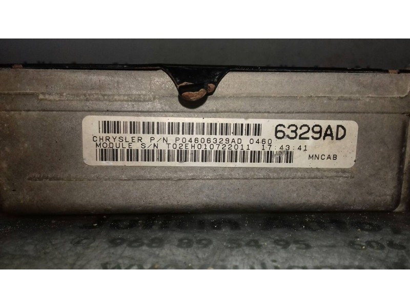 Recambio de centralita motor uce para chrysler voyager (gs) 2.4 cat referencia OEM IAM 46517112 64490 6329AD