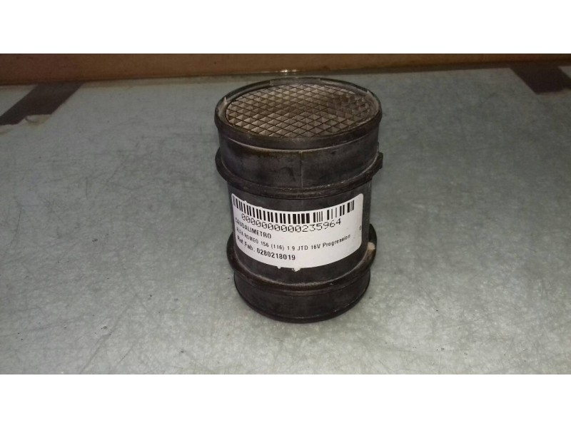 Recambio de caudalimetro para alfa romeo 156 (116) 1.9 jtd 16v progression referencia OEM IAM 0280218019  BOSCH