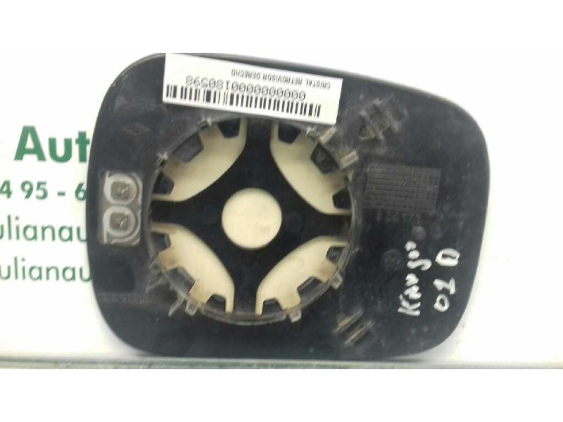 Recambio de cristal retrovisor derecho para renault kangoo (f/kc0) referencia OEM IAM 834173  