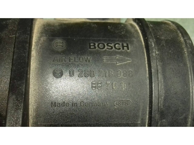 Recambio de caudalimetro para volvo s60 berlina 2.4 d referencia OEM IAM 8670115 0280218088 BOSCH