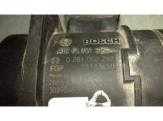 Recambio de caudalimetro para fiat stilo (192) 1.9 120 dynamic multijet referencia OEM IAM 0281002792 55183650 BOSCH 2