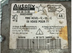 Recambio de centralita airbag para peugeot 206 berlina xs-line referencia OEM IAM 9660349980 602327300 AUTOLIV 2