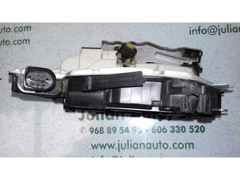 Recambio de cerradura puerta trasera izquierda para seat ibiza (6p1) reference referencia OEM IAM 6J0839015F 3+3 PINES NEGRO