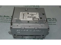 Recambio de sistema audio / radio cd para opel astra j lim. enjoy referencia OEM IAM 20983513 498926 