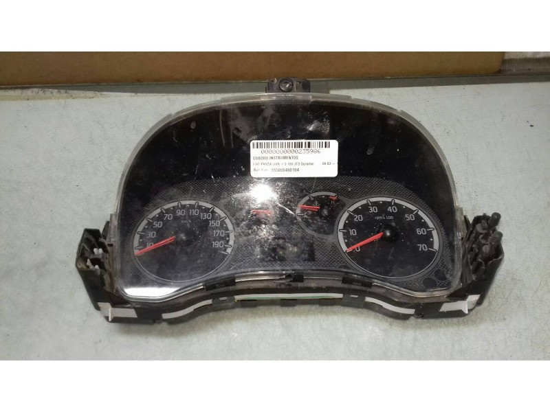 Recambio de cuadro instrumentos para fiat panda (169) 1.3 16v jtd dynamic referencia OEM IAM 555000460104  