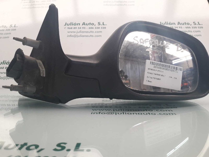 Recambio de retrovisor derecho para renault safrane (b54) referencia OEM IAM 7700808683  ELECTRICO