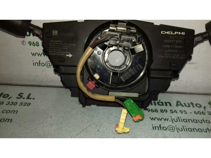 Recambio de mando luces para opel corsa d catch me referencia OEM IAM 13142283 12274700 0909171555