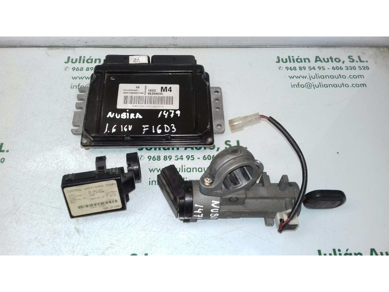 Recambio de centralita motor uce para daewoo nubira berlina se referencia OEM IAM 96394699 S010016042A1 KIT