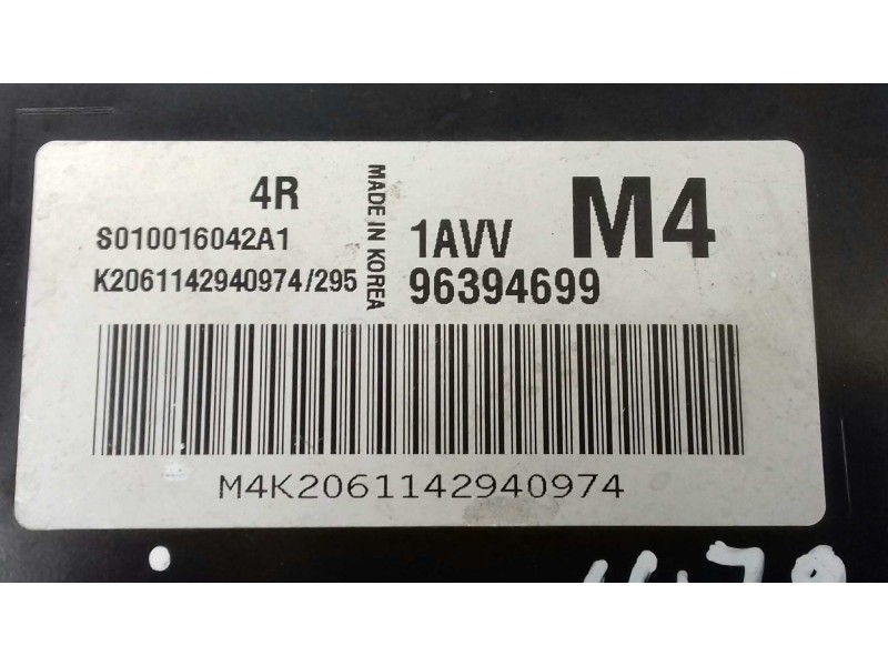 Recambio de centralita motor uce para daewoo nubira berlina se referencia OEM IAM 96394699 S010016042A1 KIT
