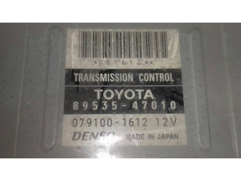 Recambio de centralita cambio automatico para toyota prius (nhw20) basis referencia OEM IAM 8953547010 0791001612 DENSO