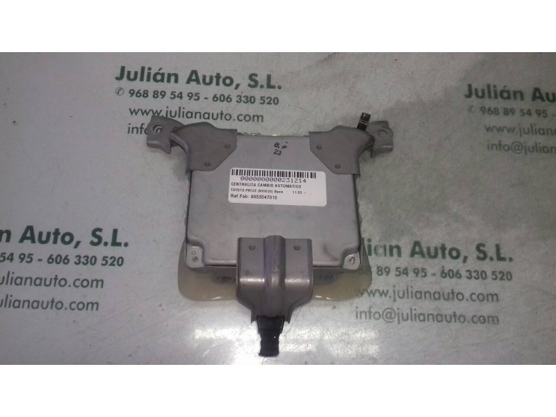 Recambio de centralita cambio automatico para toyota prius (nhw20) basis referencia OEM IAM 8953547010 0791001612 DENSO