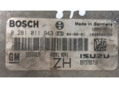 Recambio de centralita motor uce para opel astra h berlina cosmo referencia OEM IAM 8973785710 0281011943 BOSCH 2