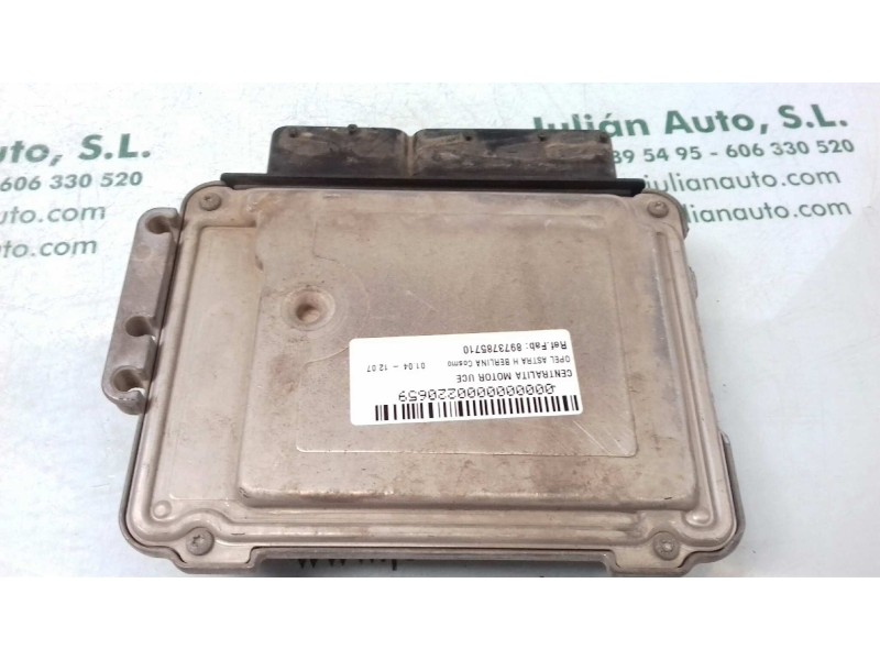 Recambio de centralita motor uce para opel astra h berlina cosmo referencia OEM IAM 8973785710 0281011943 BOSCH