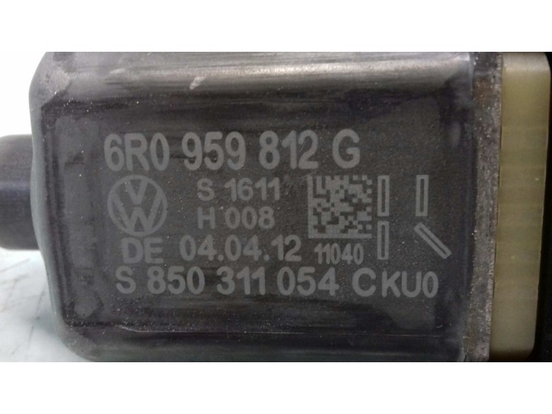 Recambio de motor elevalunas trasero derecho para volkswagen polo (6r1) advance referencia OEM IAM 6R0959812G S850311054C 013082