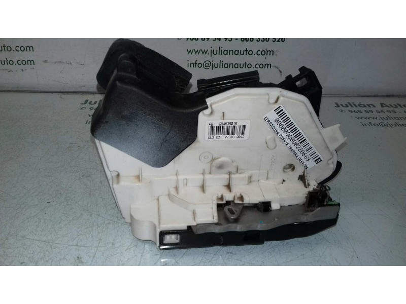 Recambio de cerradura puerta trasera derecha para volkswagen polo (6r1) advance referencia OEM IAM 6R4839016  