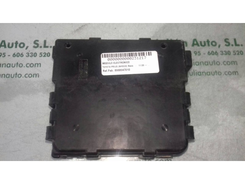 Recambio de modulo electronico para toyota prius (nhw20) basis referencia OEM IAM 8968047010 48HC307 48J2130
