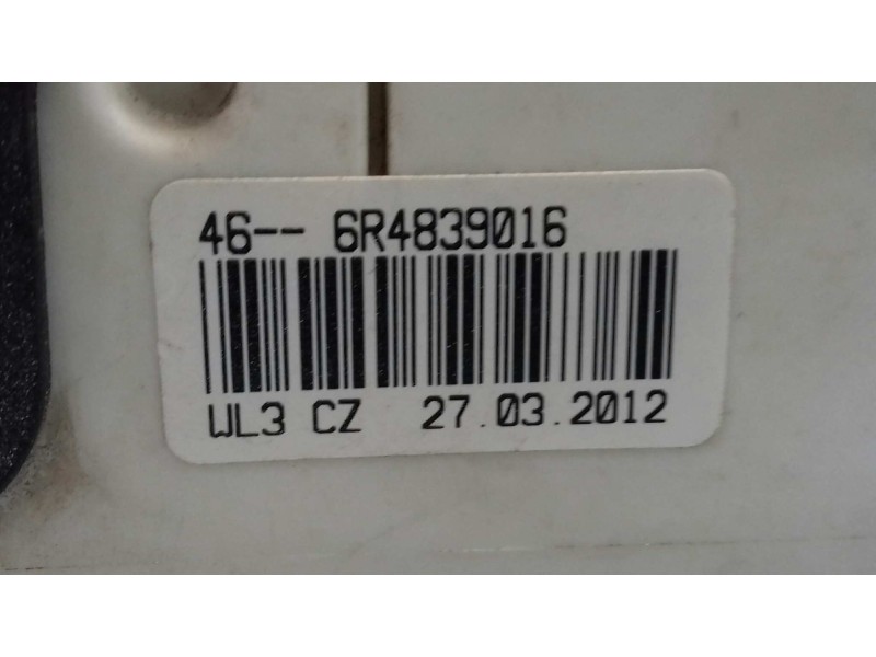 Recambio de cerradura puerta trasera derecha para volkswagen polo (6r1) advance referencia OEM IAM 6R4839016  