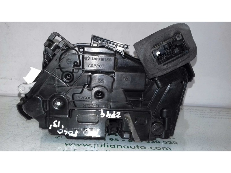 Recambio de cerradura puerta trasera derecha para volkswagen polo (6r1) advance referencia OEM IAM 6R4839016  