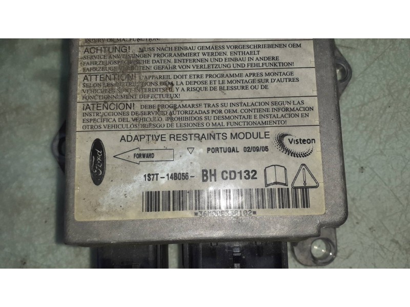 Recambio de centralita airbag para ford mondeo berlina (ge) ambiente (06.2003) (d) referencia OEM IAM 1S7T14B056  