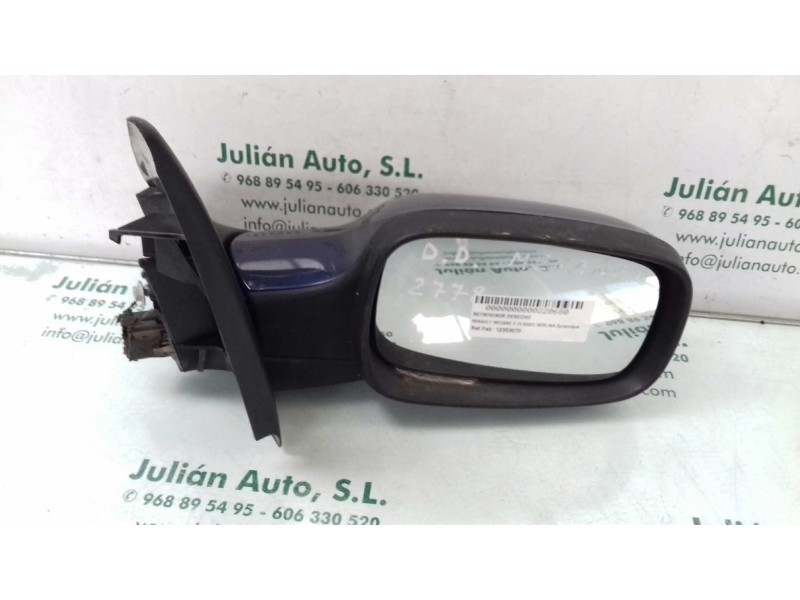 Recambio de retrovisor derecho para renault megane ii classic berlina dynamique referencia OEM IAM 12353070  ELECTRICO