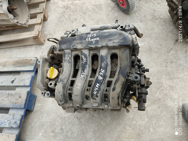 Recambio de motor completo para renault fluence dynamique referencia OEM IAM K4M836  
