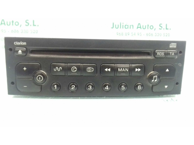 Recambio de sistema audio / radio cd para peugeot partner (s2) combi plus referencia OEM IAM 96635824XT PU2859AJ CLARION RD301