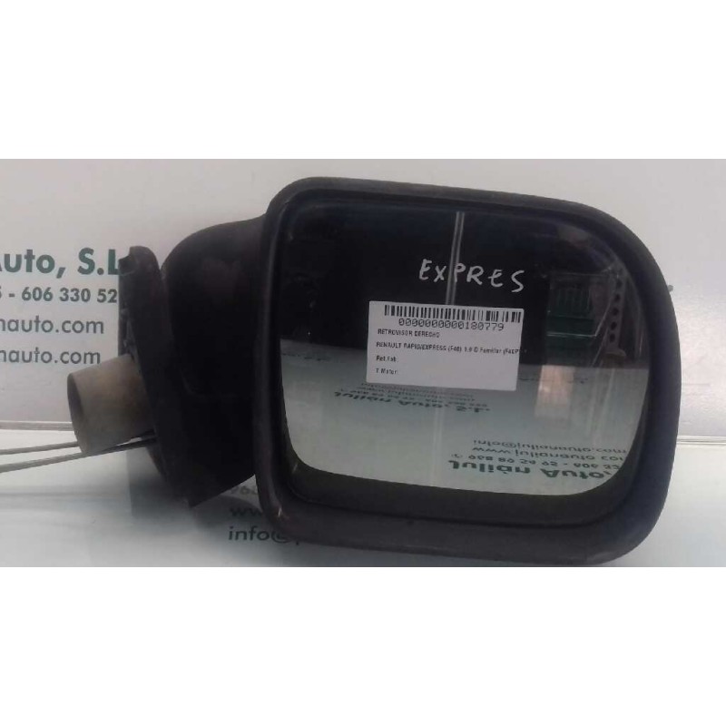 Recambio de retrovisor derecho para renault rapid/express (f40) 1.9 d familiar (f40p) referencia OEM IAM   MANUAL