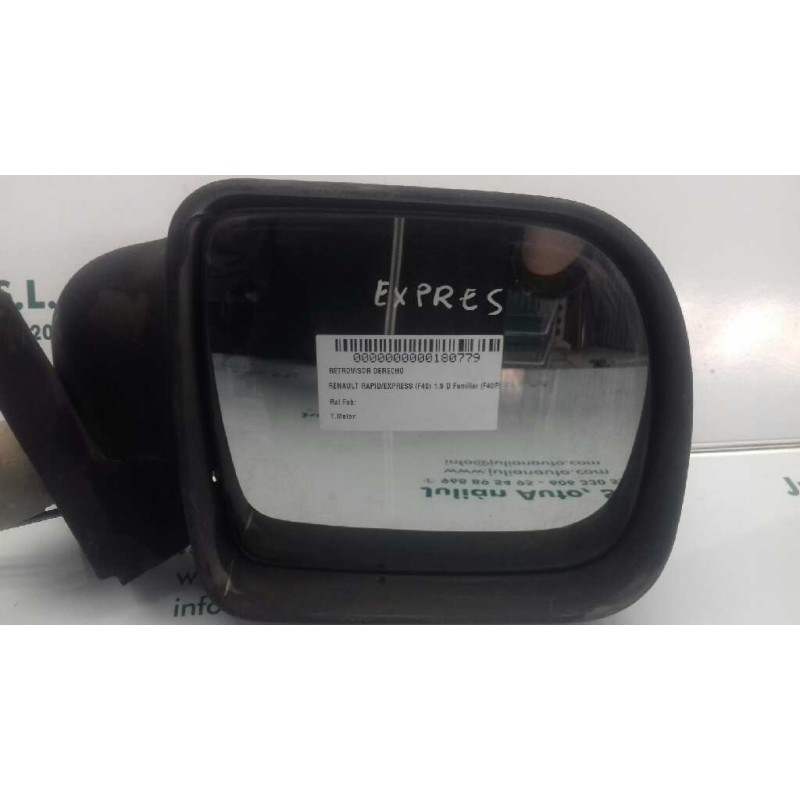 Recambio de retrovisor derecho para renault rapid/express (f40) 1.9 d familiar (f40p) referencia OEM IAM   MANUAL
