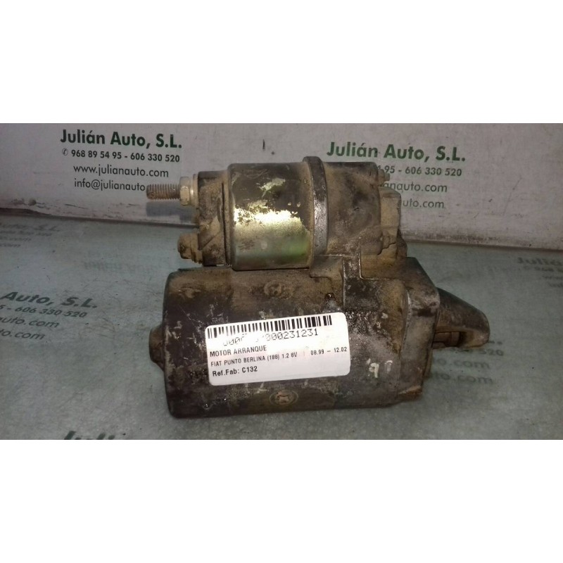 Recambio de motor arranque para fiat punto berlina (188) 1.2 8v referencia OEM IAM C132 63101015 E80F
