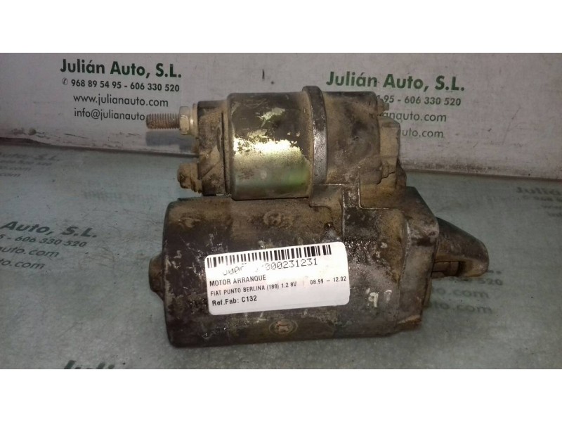 Recambio de motor arranque para fiat punto berlina (188) 1.2 8v referencia OEM IAM C132 63101015 E80F
