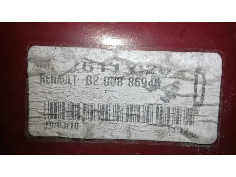 Recambio de piloto trasero derecho para renault clio iii exception 2 referencia OEM IAM 8200886946  