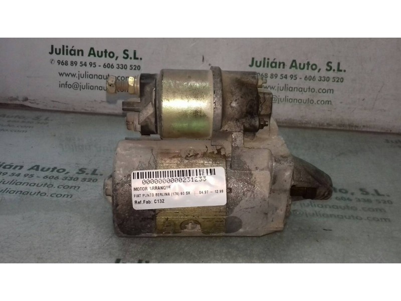 Recambio de motor arranque para fiat punto berlina (176) 60 sx referencia OEM IAM C132 63101015 E80F