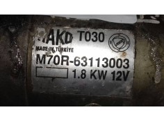 Recambio de motor arranque para fiat doblo cargo (223) 1.9 d furg. referencia OEM IAM T030 M70R63113003  2