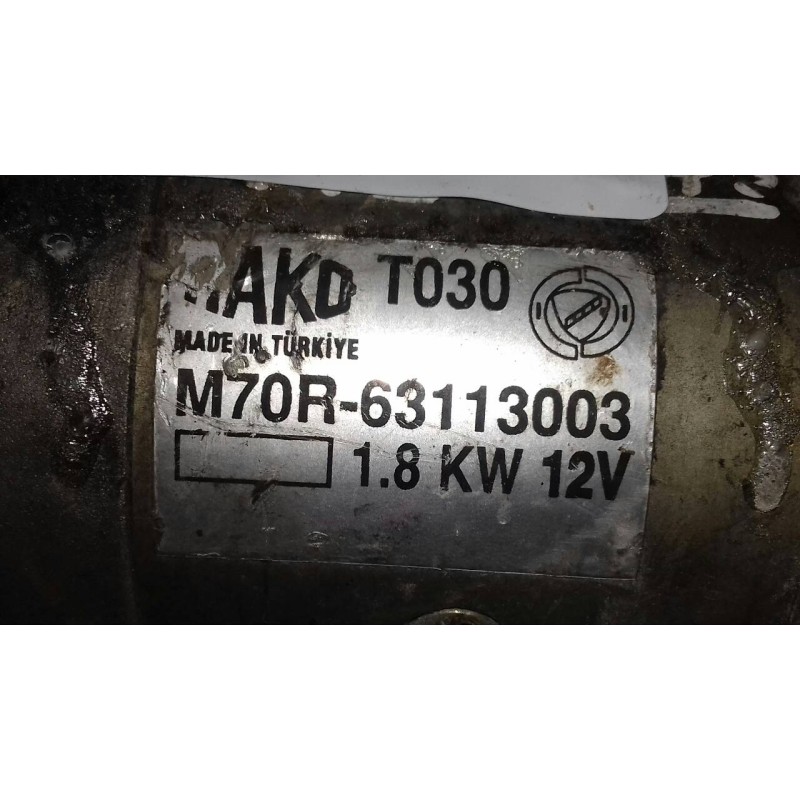 Recambio de motor arranque para fiat doblo cargo (223) 1.9 d furg. referencia OEM IAM T030 M70R63113003 