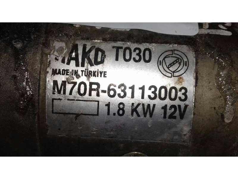 Recambio de motor arranque para fiat doblo cargo (223) 1.9 d furg. referencia OEM IAM T030 M70R63113003 