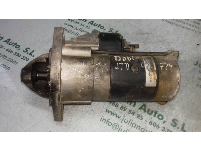 Recambio de motor arranque para fiat doblo cargo (223) 1.9 jtd furg. referencia OEM IAM 11017790125  