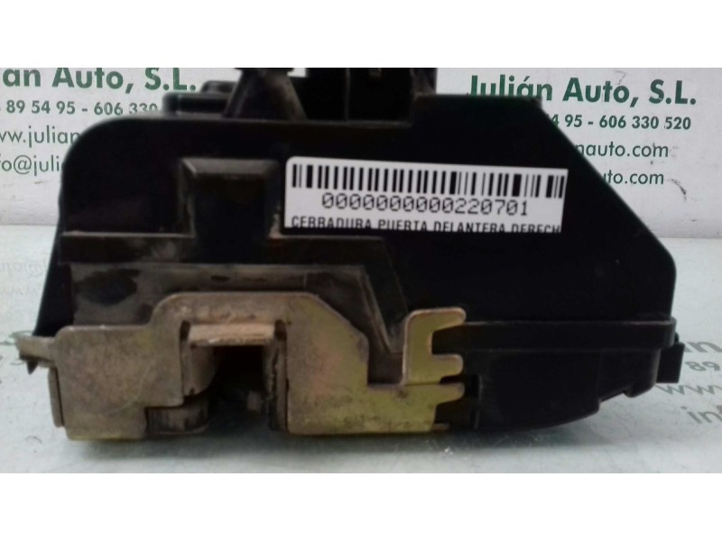 Recambio de cerradura puerta delantera derecha para renault megane ii classic berlina dynamique referencia OEM IAM   4 PINES