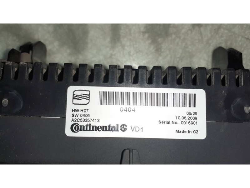 Recambio de mando climatizador para seat ibiza (6j5) sport referencia OEM IAM A2C53357413  